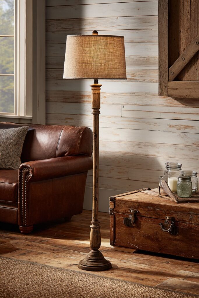 Rustic Farmhouse Charm with Authentic Materials