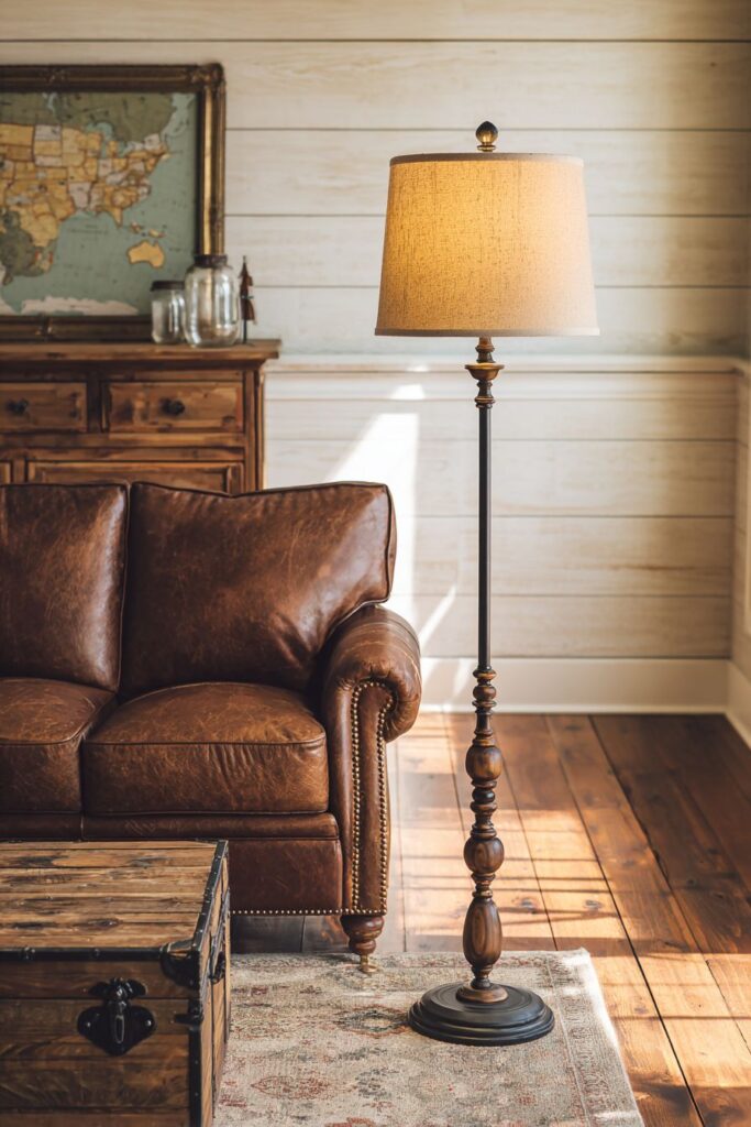 Rustic Farmhouse Charm with Authentic Materials