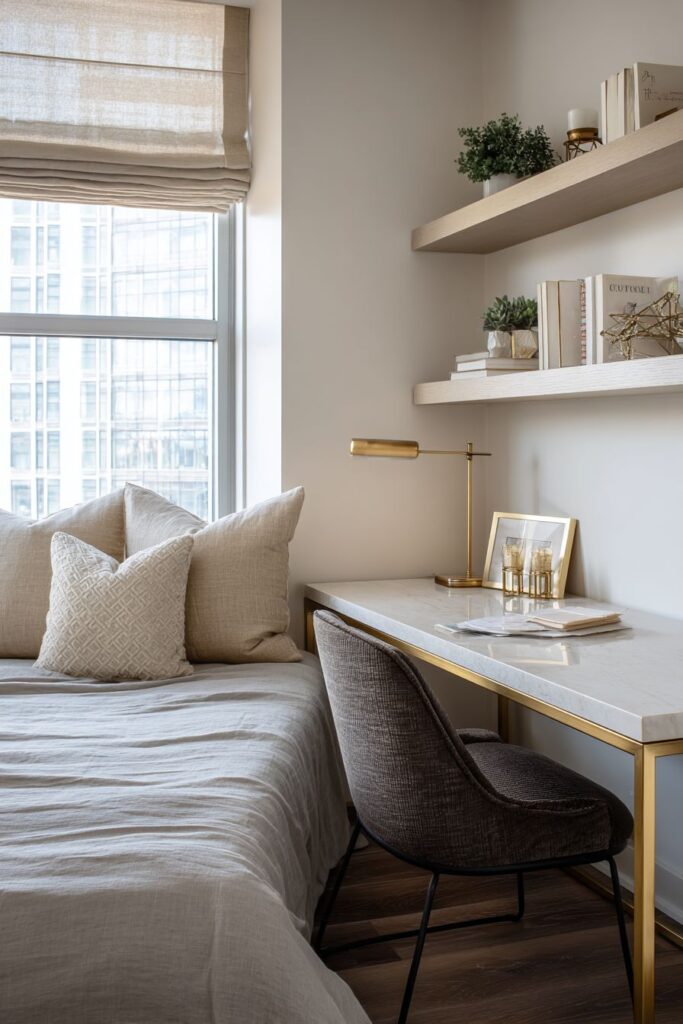 Minimalist Gold Accents with Maximum Impact