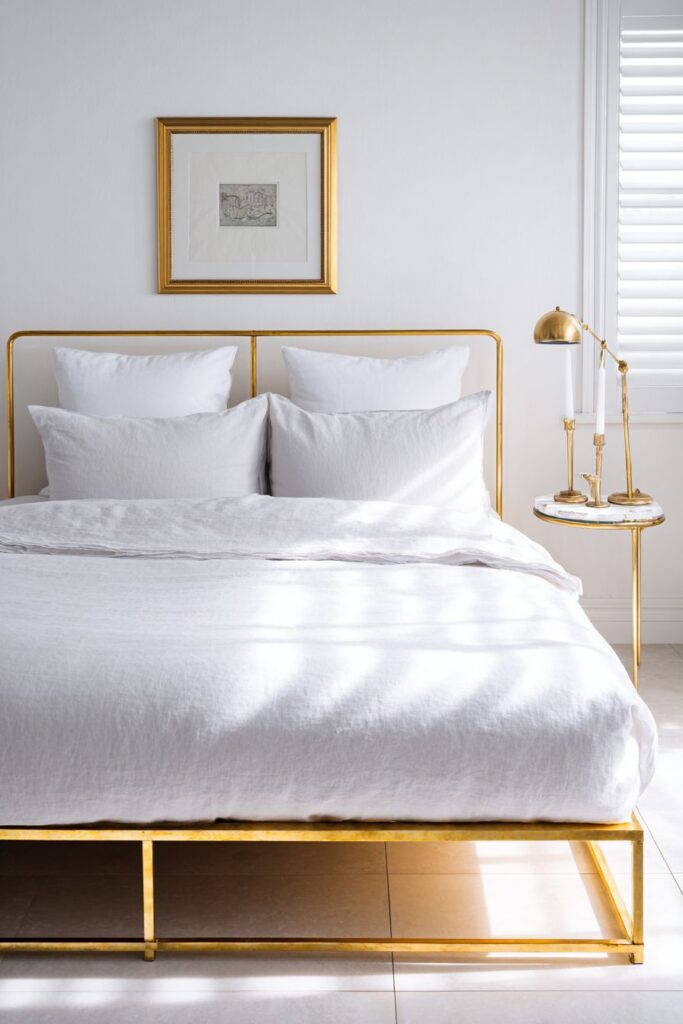 Minimalist Gold Accents with Maximum Impact