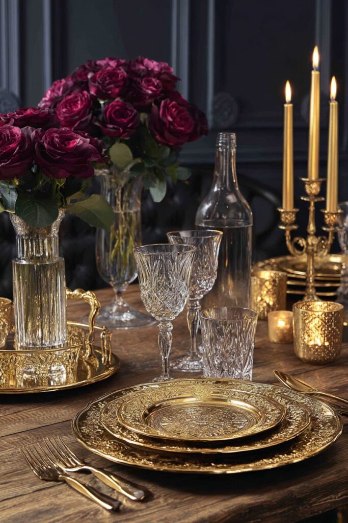 Sophisticated Navy and Gold Color Combination