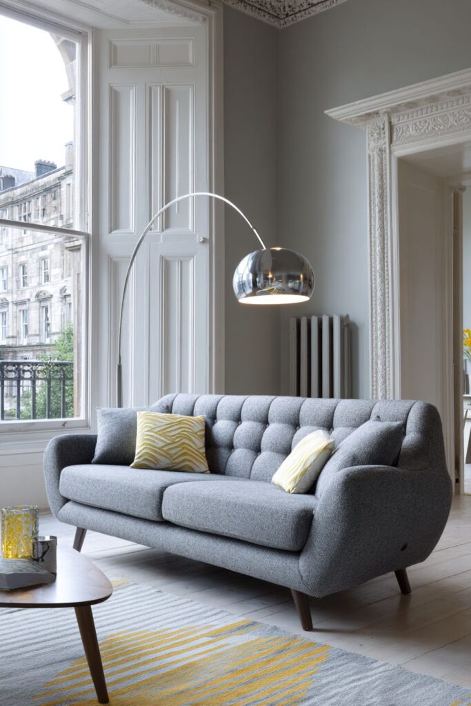 Mid-Century Modern Icon in Slate Grey