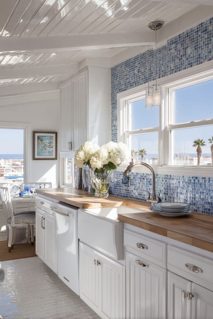 Coastal Glass Mosaic Beauty