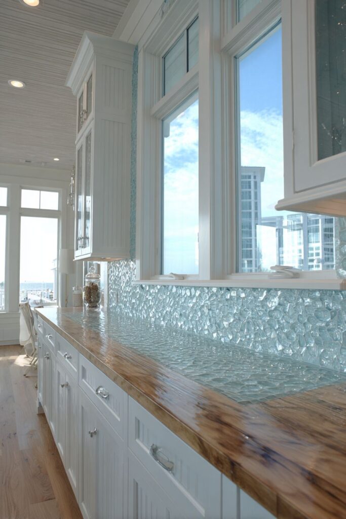 Coastal Glass Mosaic Beauty