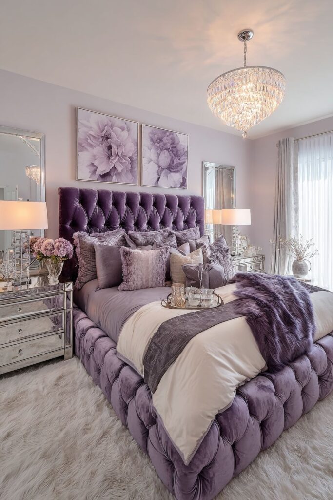 Luxurious Master Suite with Opulent Details