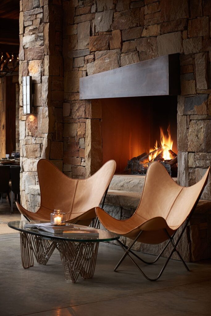 Natural Stone and Metal Contrasts