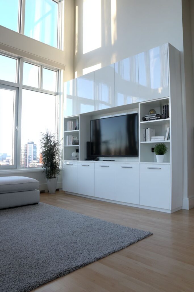 Integrated Entertainment Wall