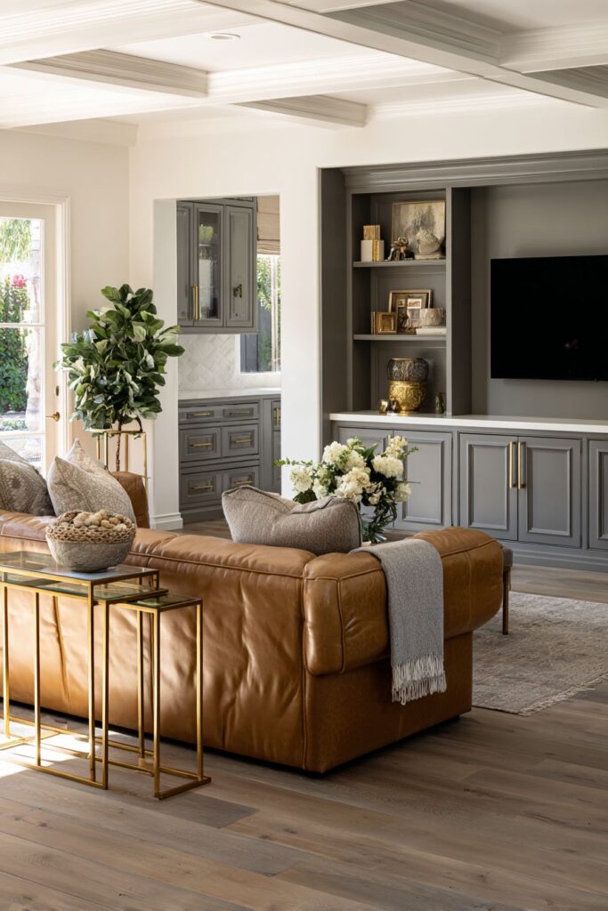 Charcoal Built-In Sophistication with Media Integration