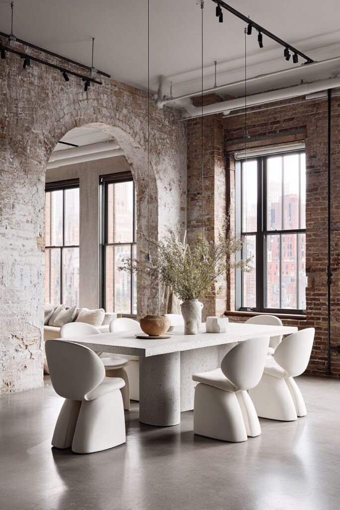 Industrial Concrete and Steel Aesthetic