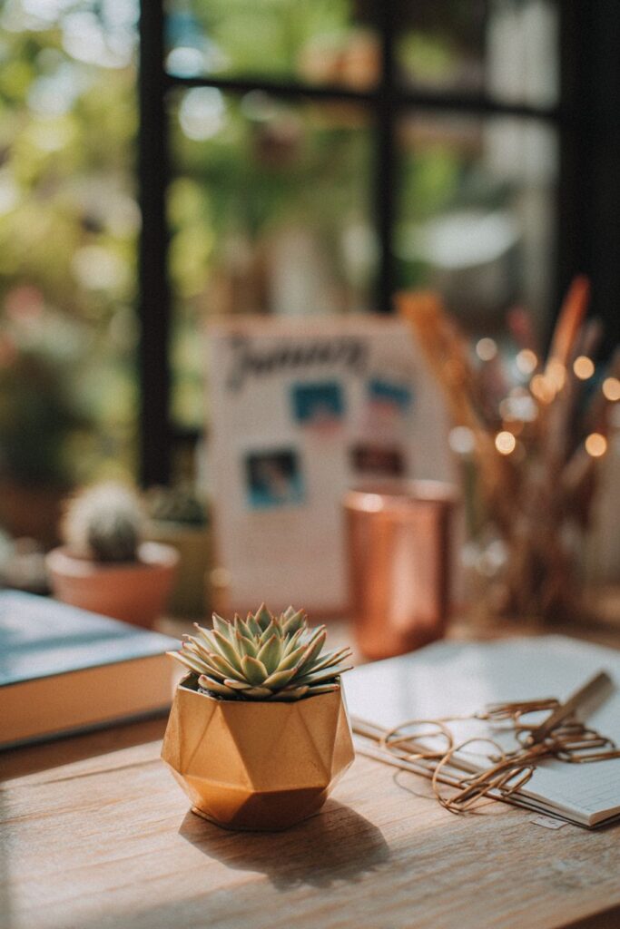 Motivational Home Office Fresh Start