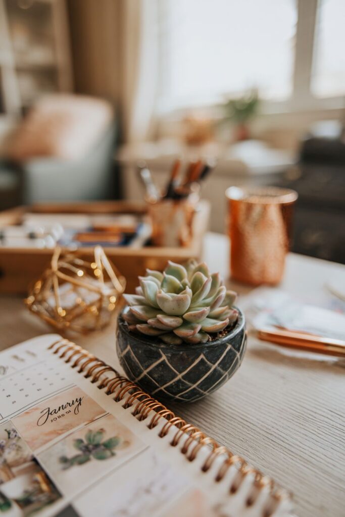 Motivational Home Office Fresh Start