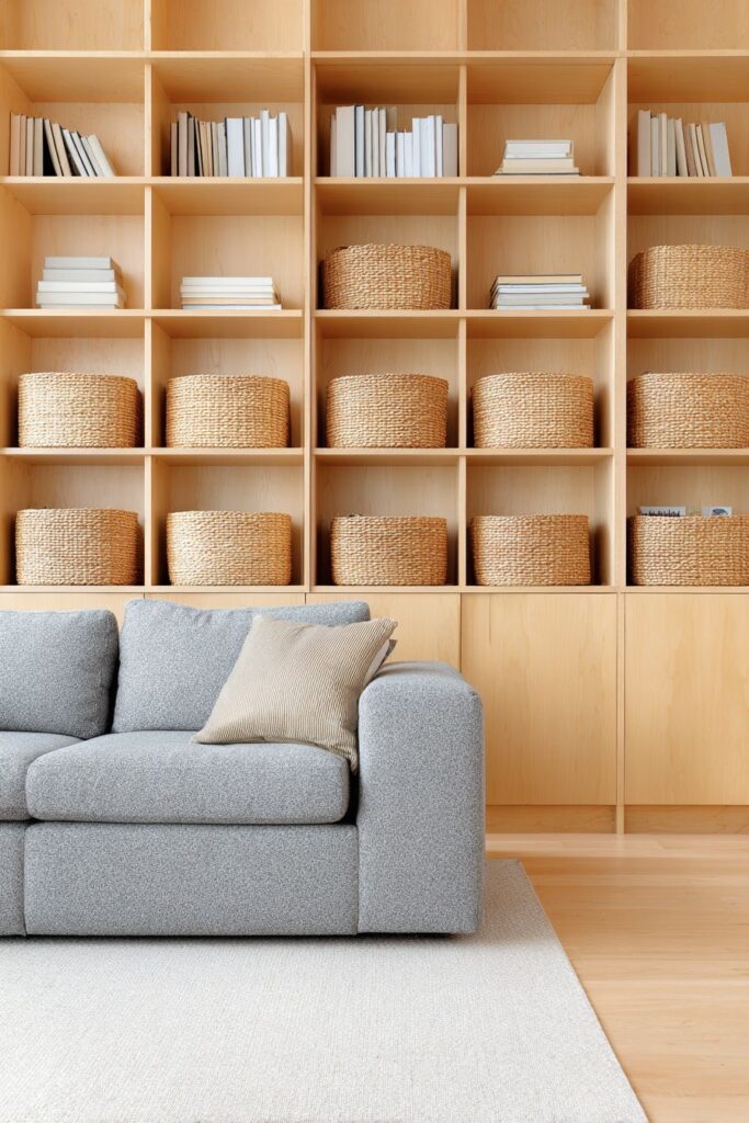 Floor-to-Ceiling Storage Solutions with Invisible Hardware