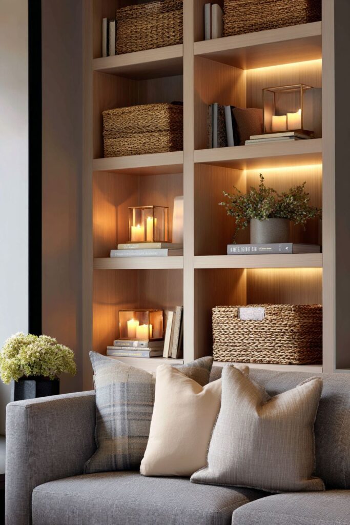 Floor-to-Ceiling Storage Solutions with Invisible Hardware