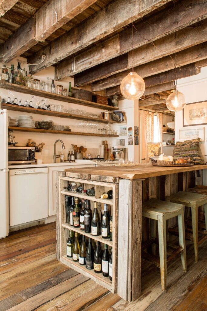 Rustic Farmhouse Charm with Exposed Beams