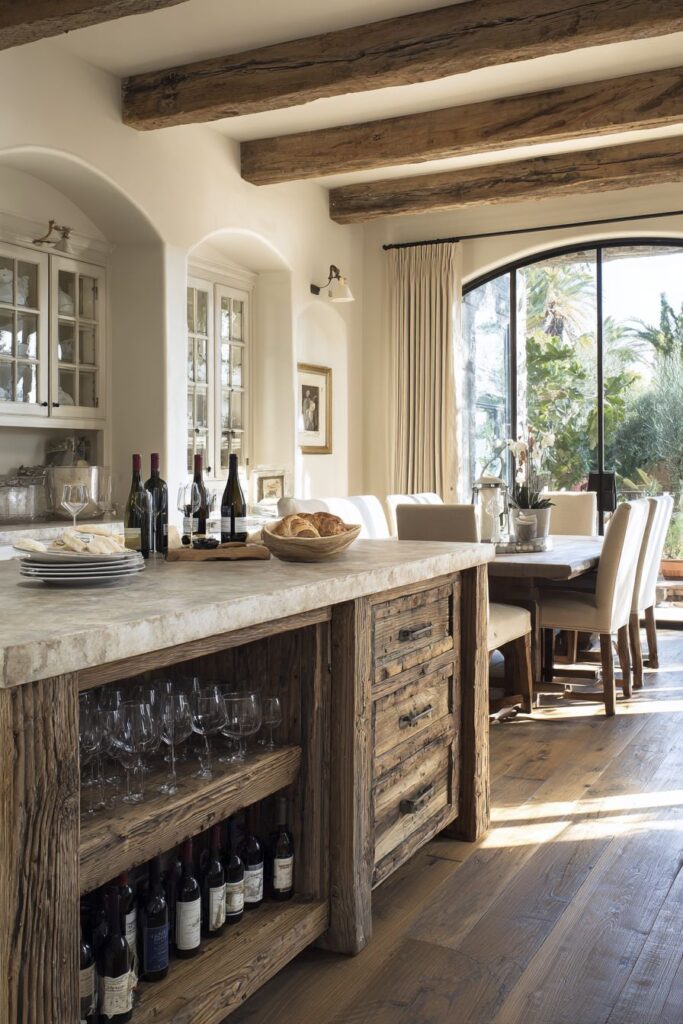 Rustic Farmhouse Charm with Exposed Beams