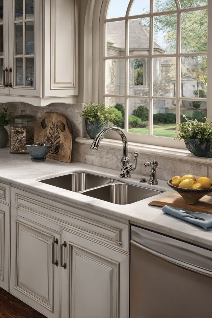 Integrated Stainless Steel Sink and Counter System