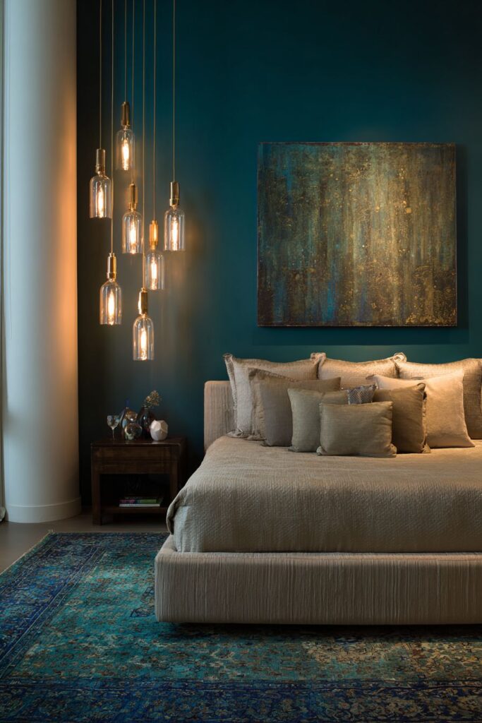 Master Bedroom Feature Wall Elegance