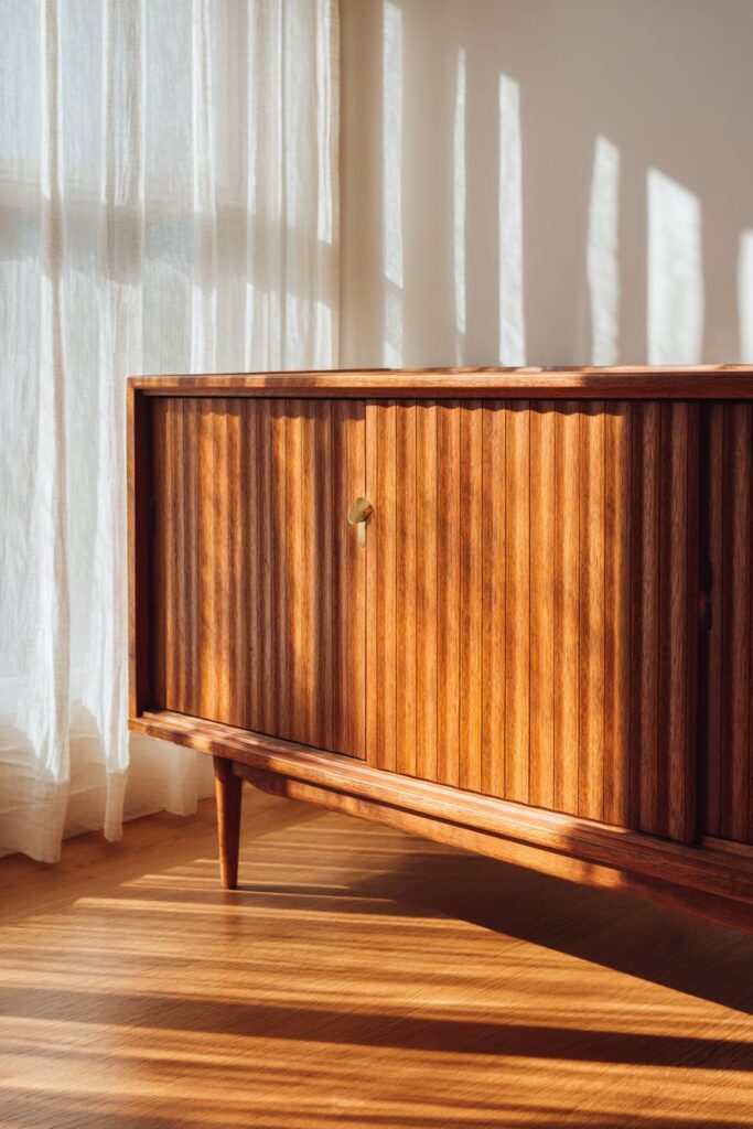 Mid-Century Modern Teak Credenza