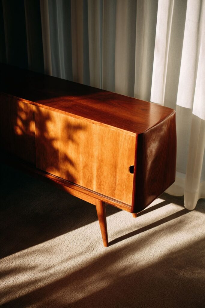 Mid-Century Modern Teak Credenza