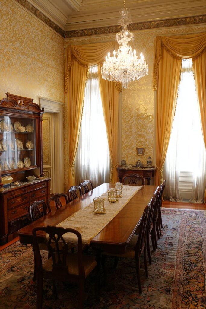 Formal Antique Yellow Grandeur