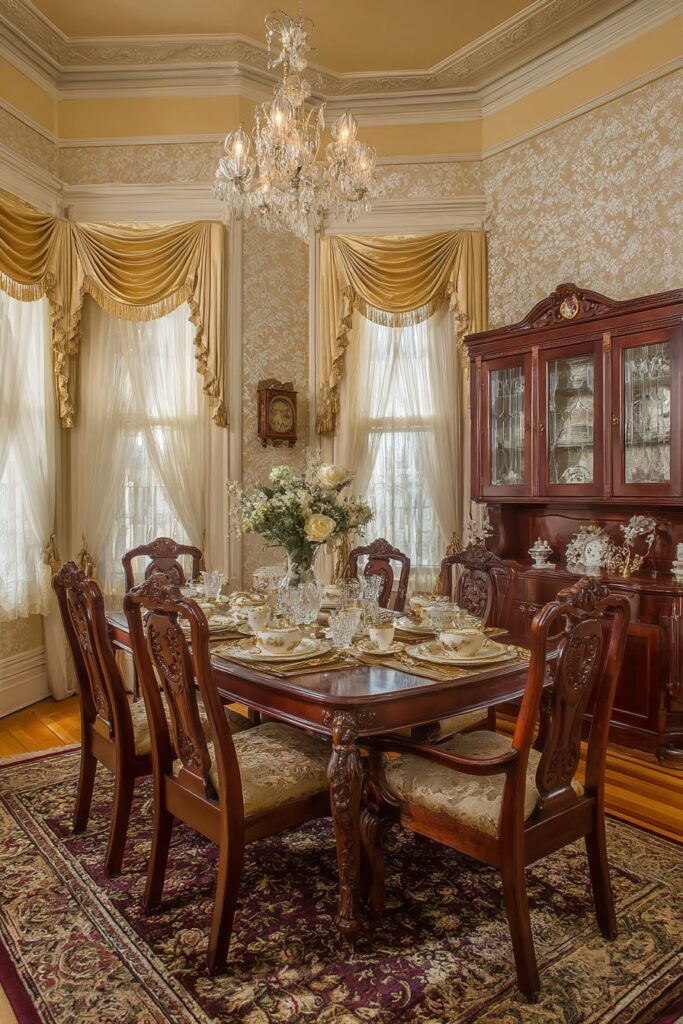 Formal Antique Yellow Grandeur