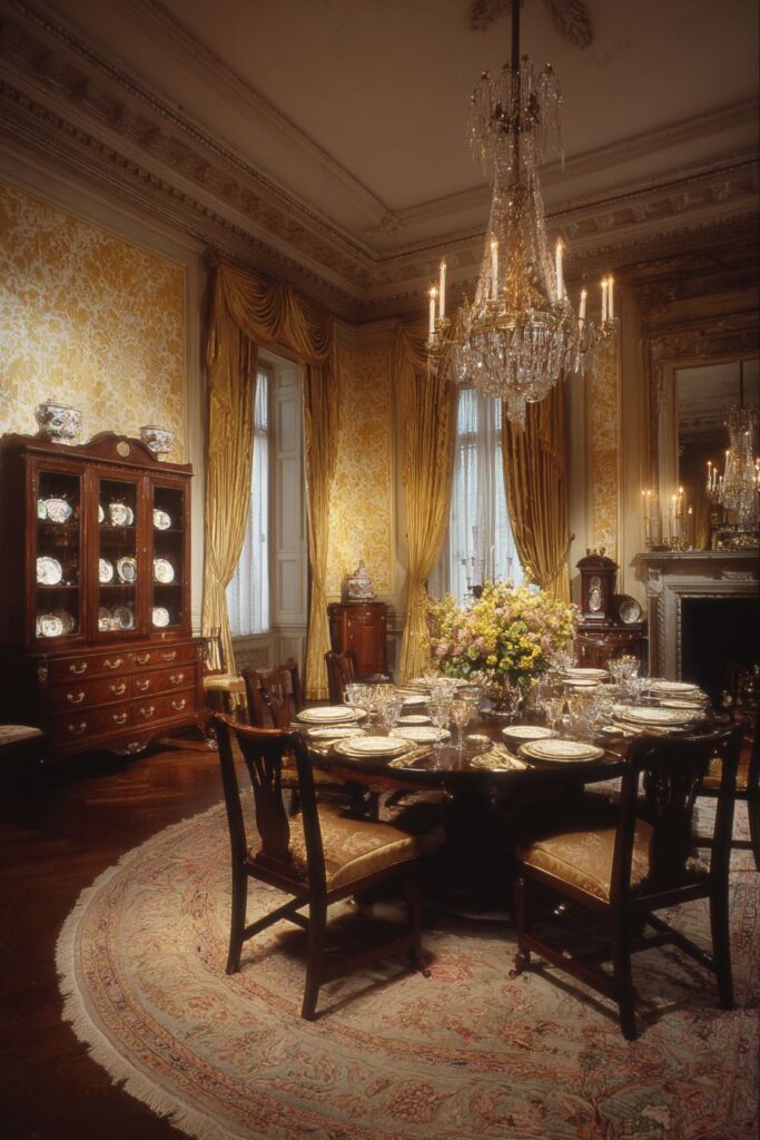 Formal Antique Yellow Grandeur
