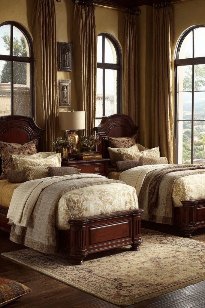 TRADITIONAL ELEGANCE TWIN BEDROOM