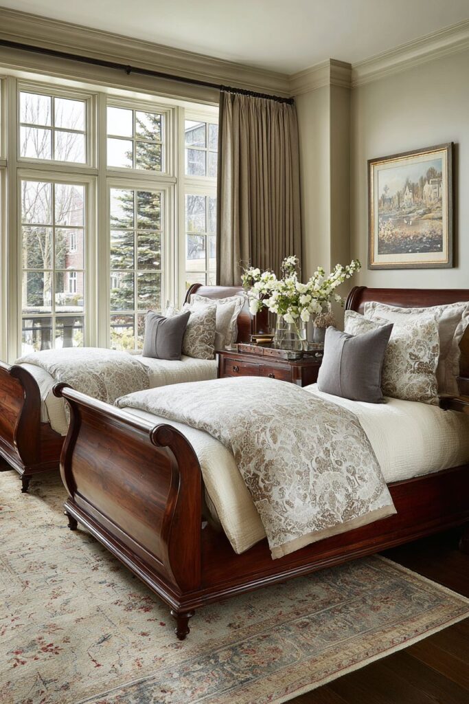 TRADITIONAL ELEGANCE TWIN BEDROOM