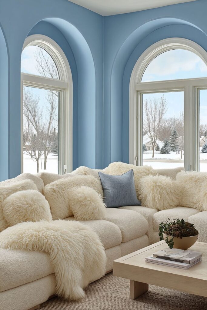 Scandinavian Pale Blue-Grey Nordic Serenity