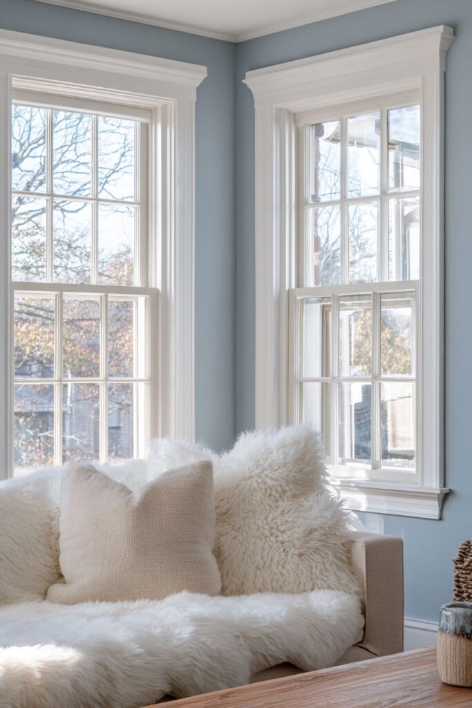 Scandinavian Pale Blue-Grey Nordic Serenity