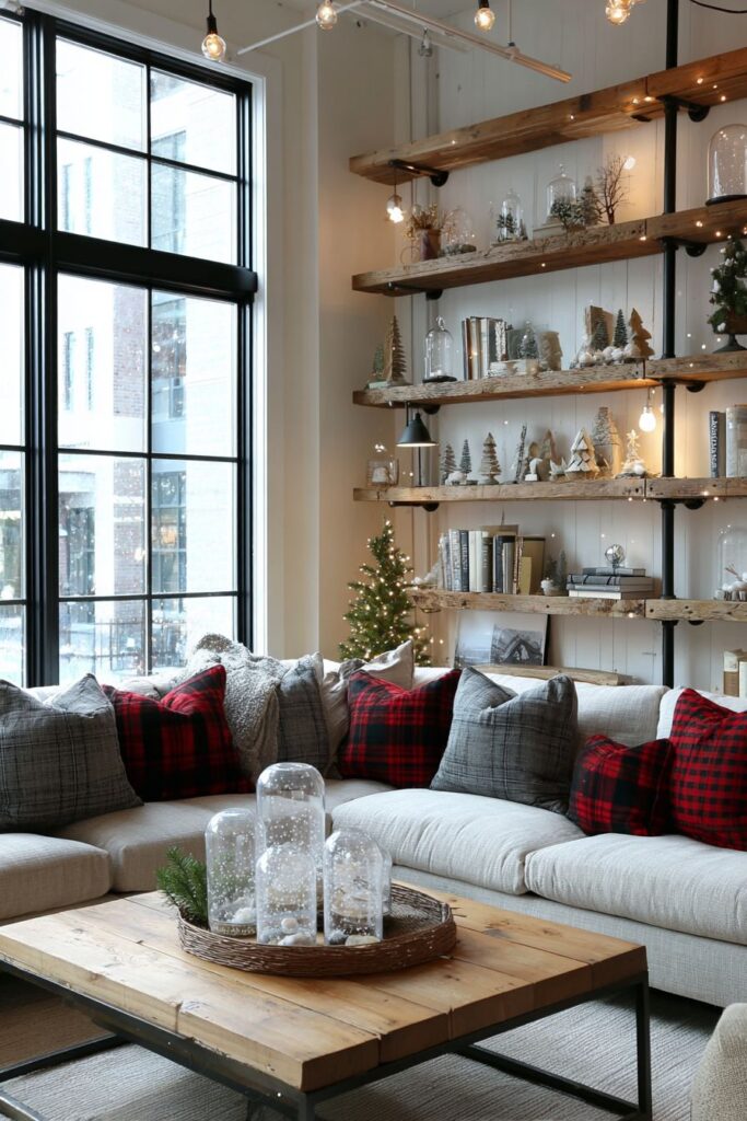 Modern Farmhouse Holiday Gathering Space