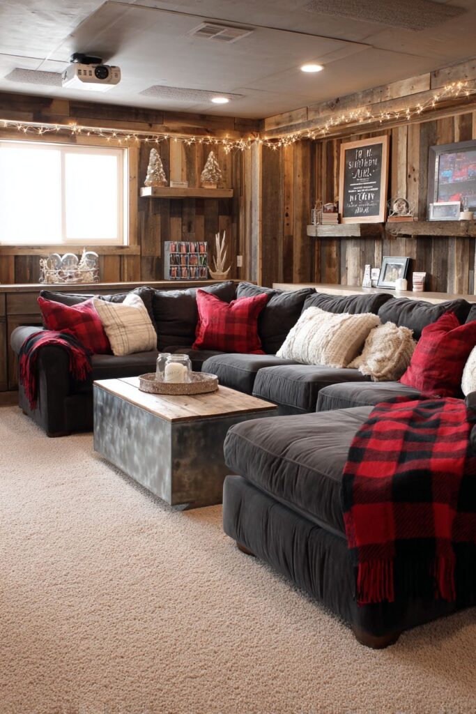 Modern Farmhouse Holiday Gathering Space