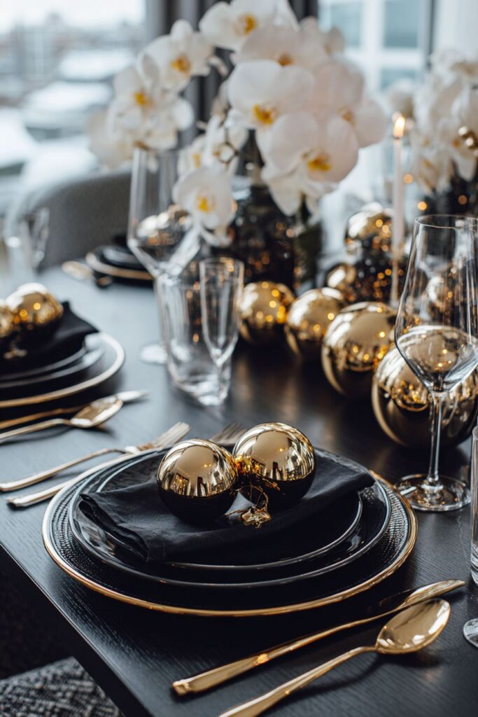 Bold Contemporary Christmas Glamour