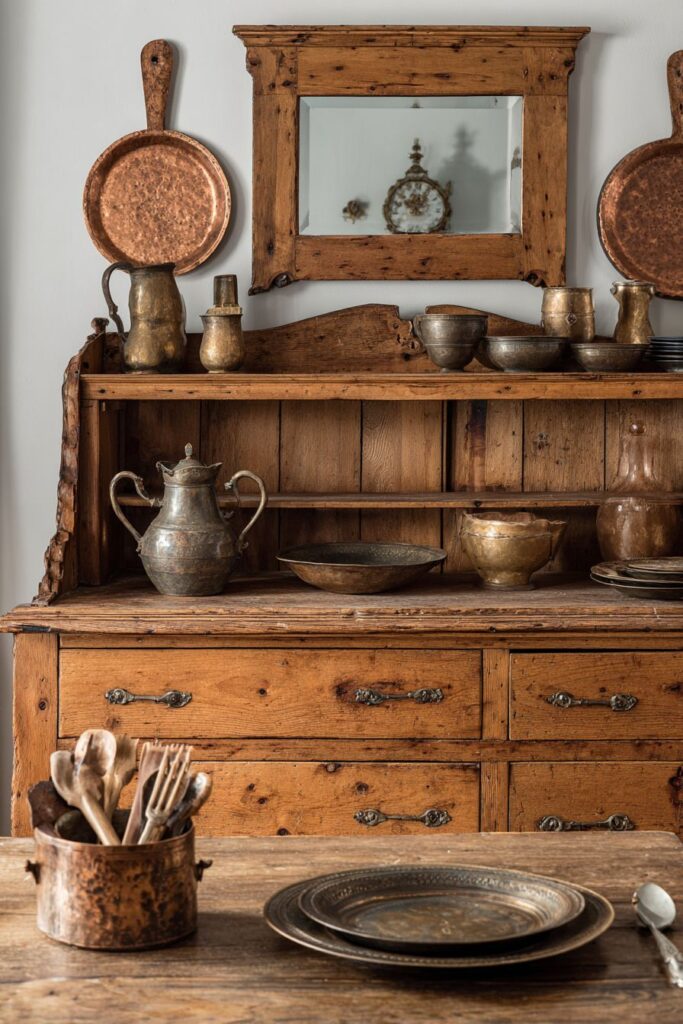 Cherry Wood Sideboard Colonial Craftsmanship