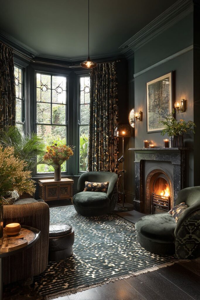 Maximalist Emerald Botanical Fantasy