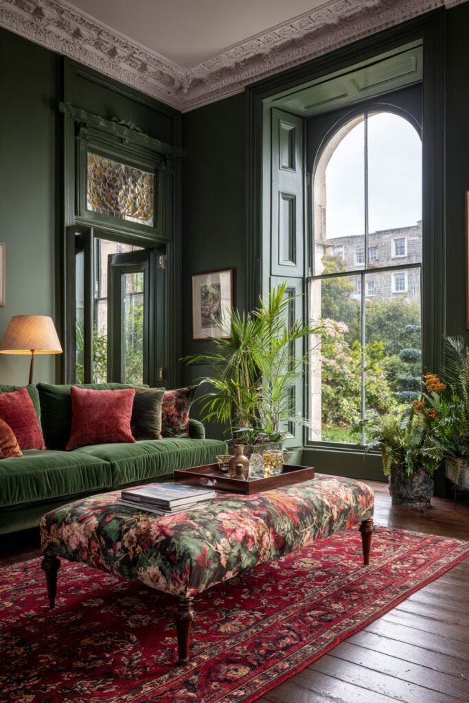 Maximalist Emerald Botanical Fantasy