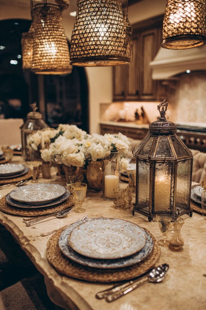 Sophisticated Dinner Party Setup