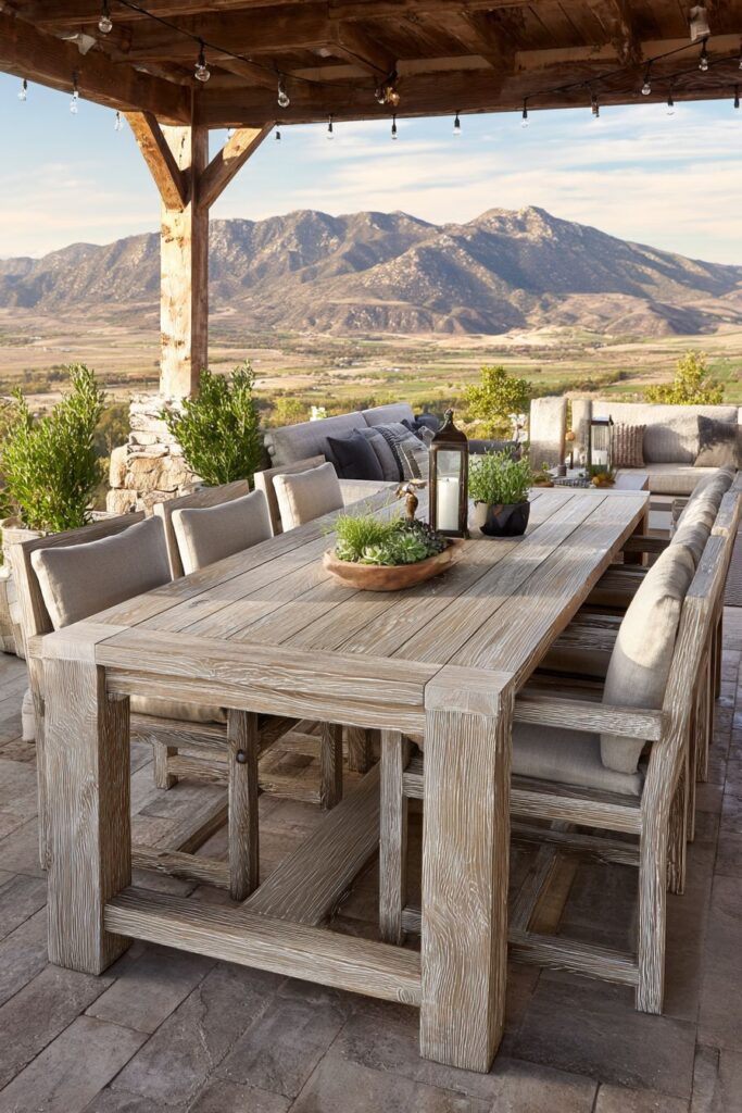 Outdoor Dinner Table Concepts