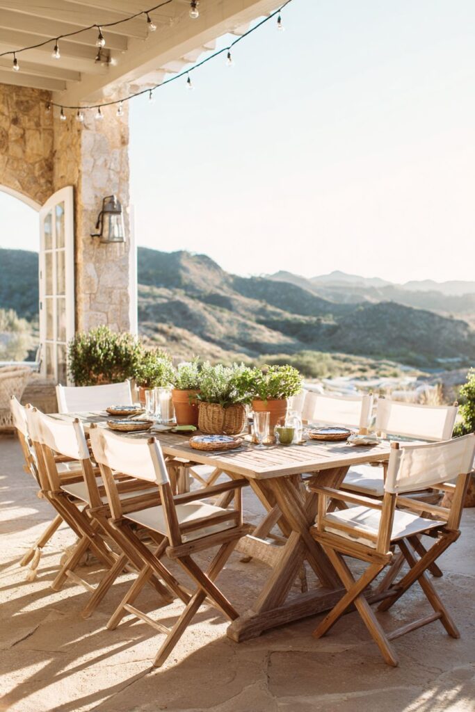 Outdoor Dinner Table Concepts