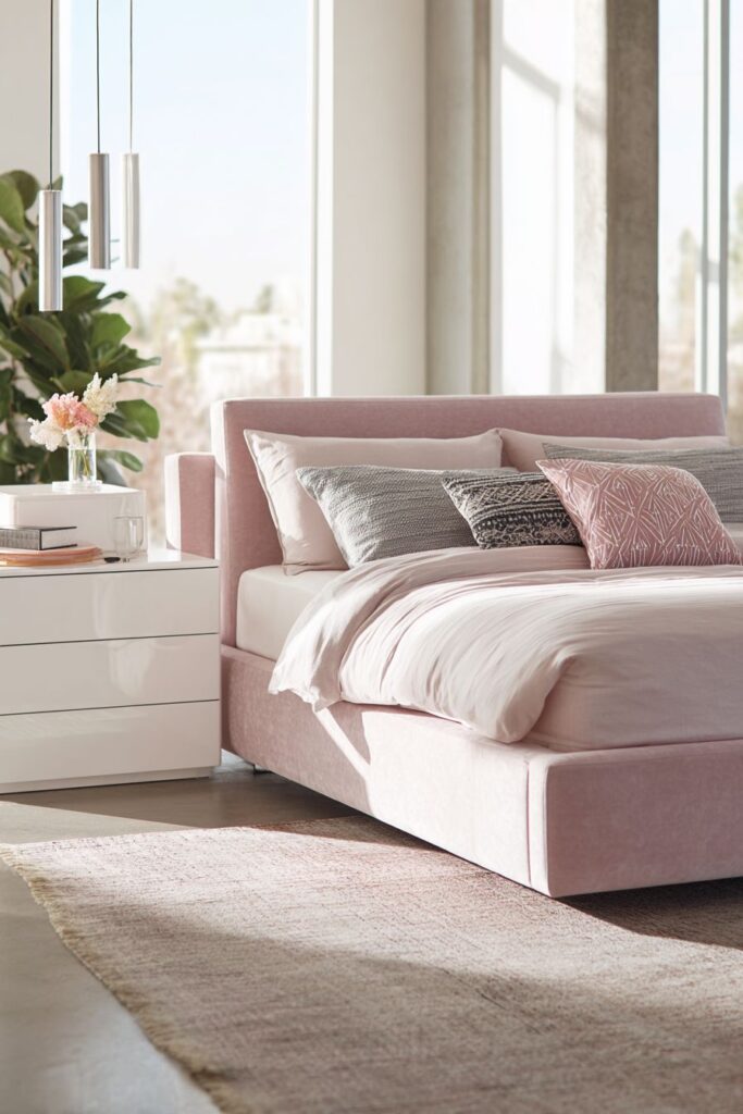 Modern Master Suite with Contemporary Lines