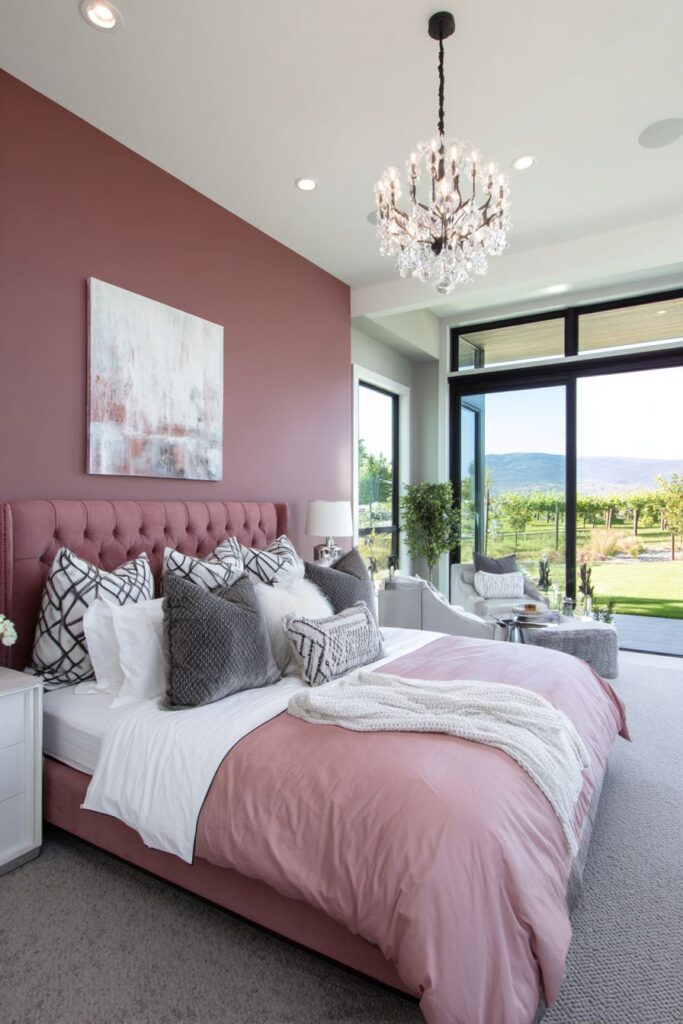 Modern Master Suite with Contemporary Lines