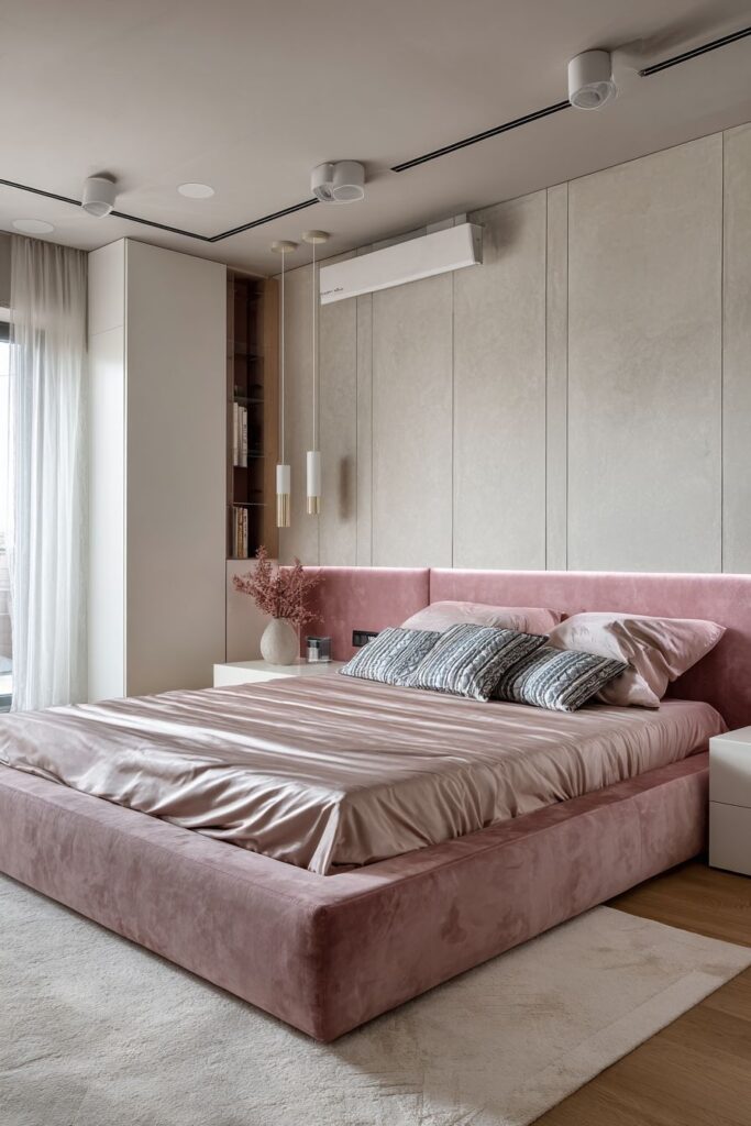 Modern Master Suite with Contemporary Lines