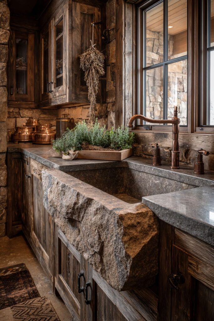Natural Stone Farmhouse Sink Heritage