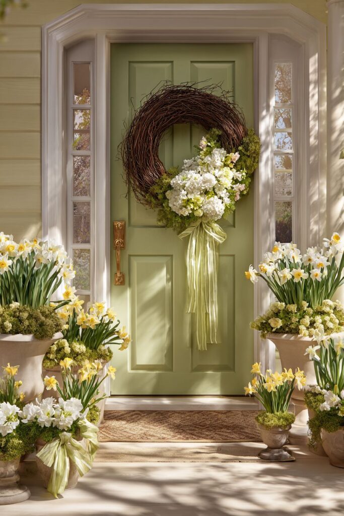 Statement Grapevine Wreath with Elegant Symmetry