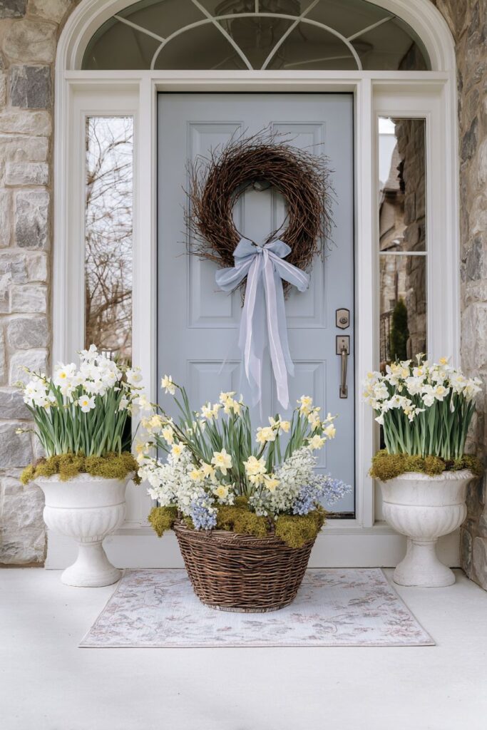 Statement Grapevine Wreath with Elegant Symmetry