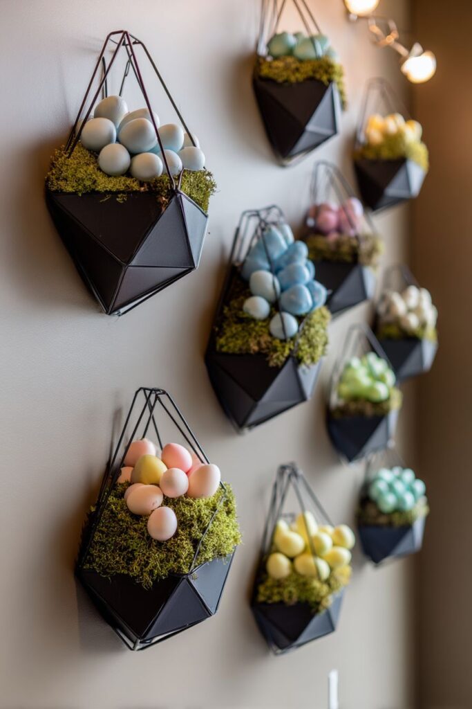 Contemporary Geometric Wire Baskets