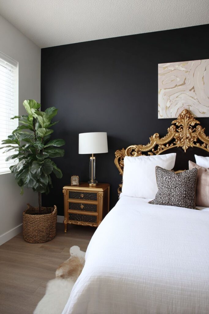 Dramatic Black Wall Gallery