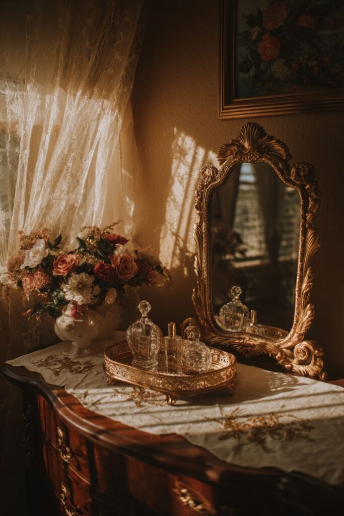 Romantic Gold-Infused Morning Light
