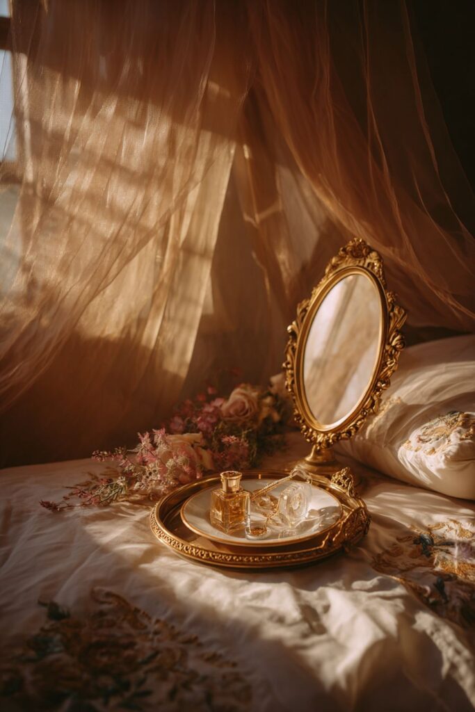 Romantic Gold-Infused Morning Light