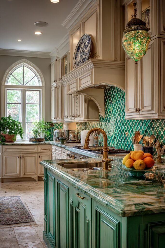 Two-Tone Drama with Waterfall Edge Sophistication